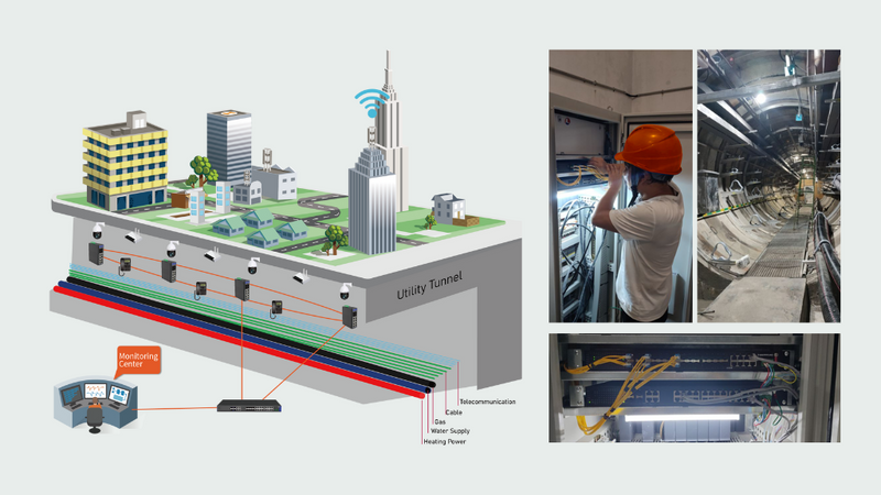 Fiberroad Providing Major Equipment for the Smart Urban Utility Tunnel